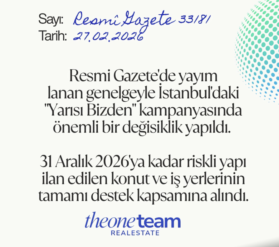 ''Yarısı bizden'' kampanyasında önemli değişiklik